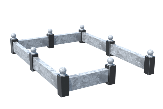 Цоколи на могилу в Бугуруслане | Цоколь на могилу №0031