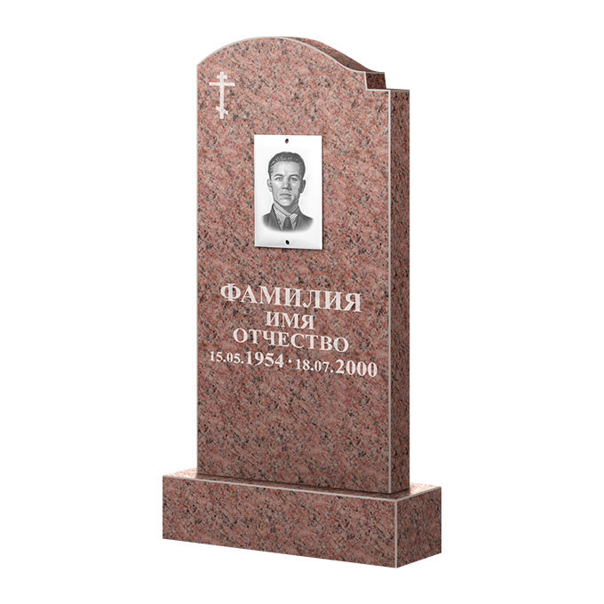 Гранитные памятники в Бугуруслане | Памятник из гранита Розалия Pink ФГЦ-25