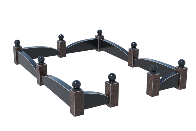 Цоколи на могилу в Бугуруслане | Цоколь на могилу №0044