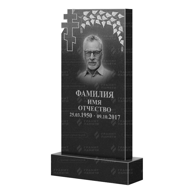 Памятники из гранита с деревом в Бугуруслане | Гранитный памятник ФГ-202