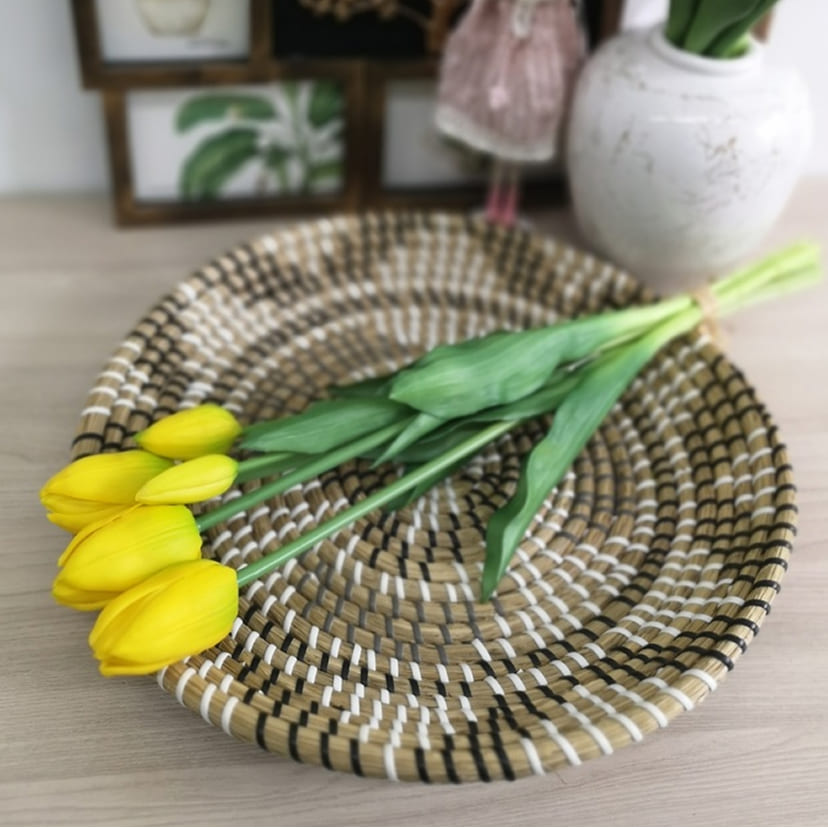 Искусственные цветы в Бугуруслане | Цветы искусственные «Тюльпаны, бутоны», желтые, букет