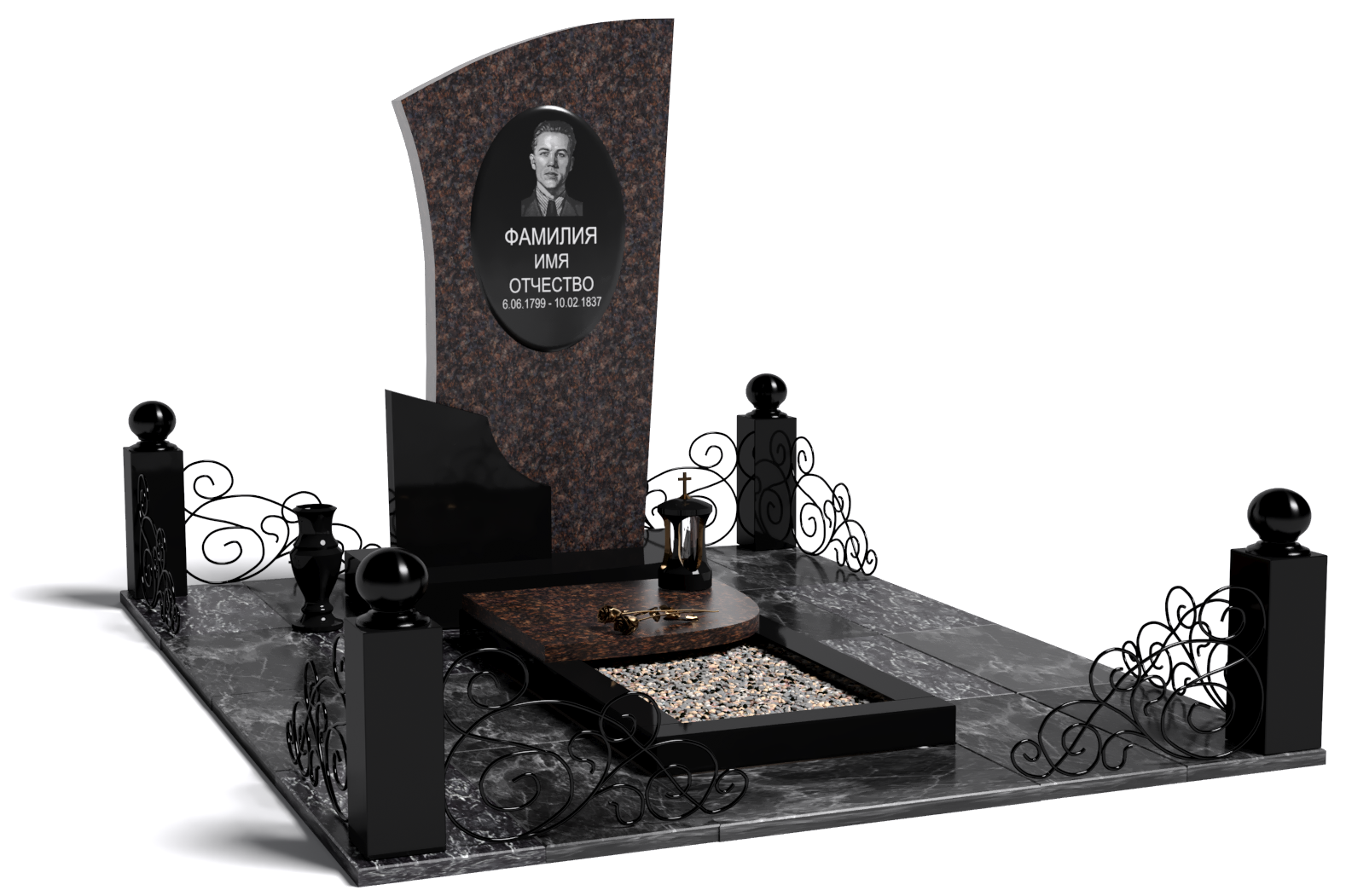 Одинарные мемориальные комплексы в Бугуруслане | Мемориальный комплекс №12