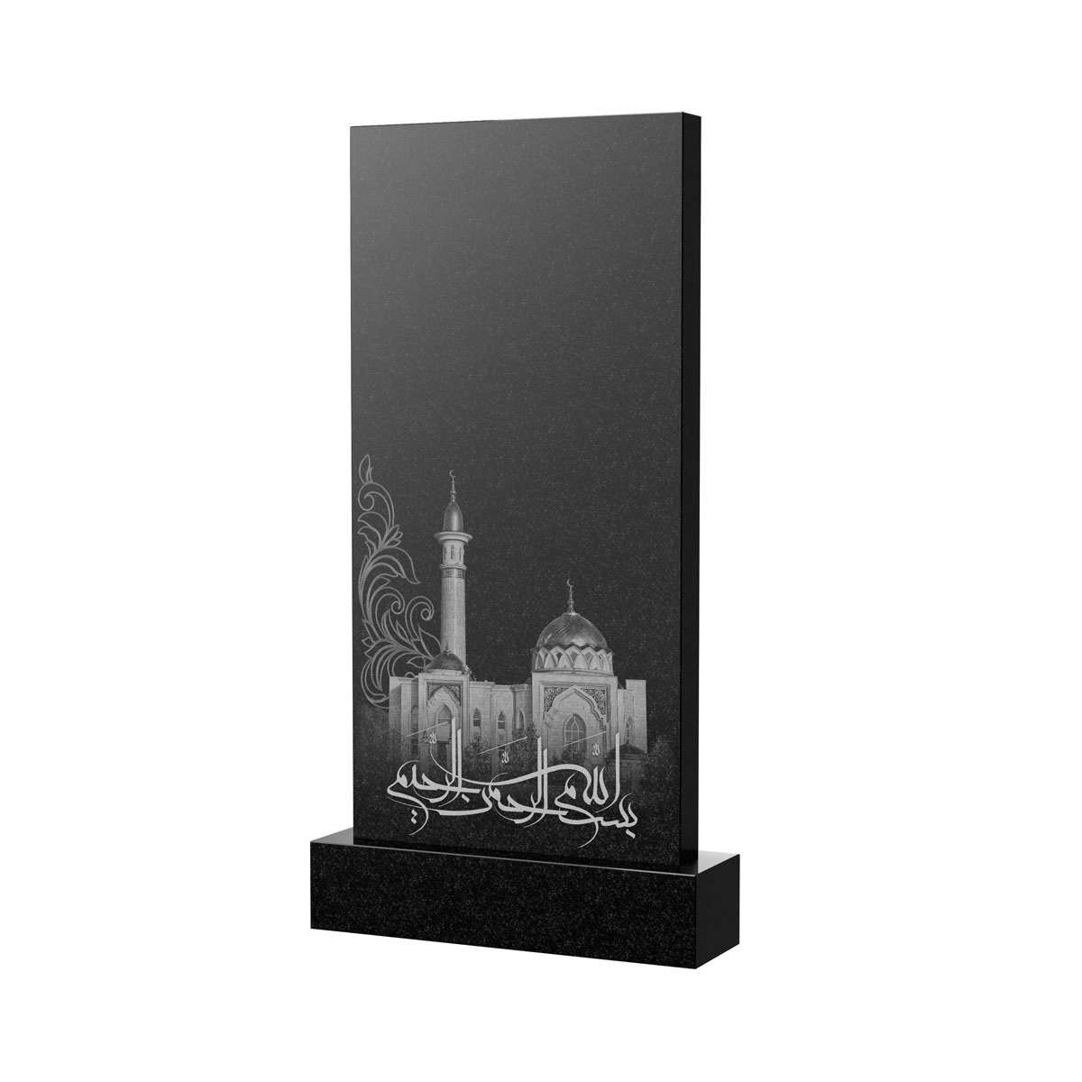 Художественное оформление памятника в Бугуруслане | Художественное оформление на гранитную стелу, рисунок ВХО-046