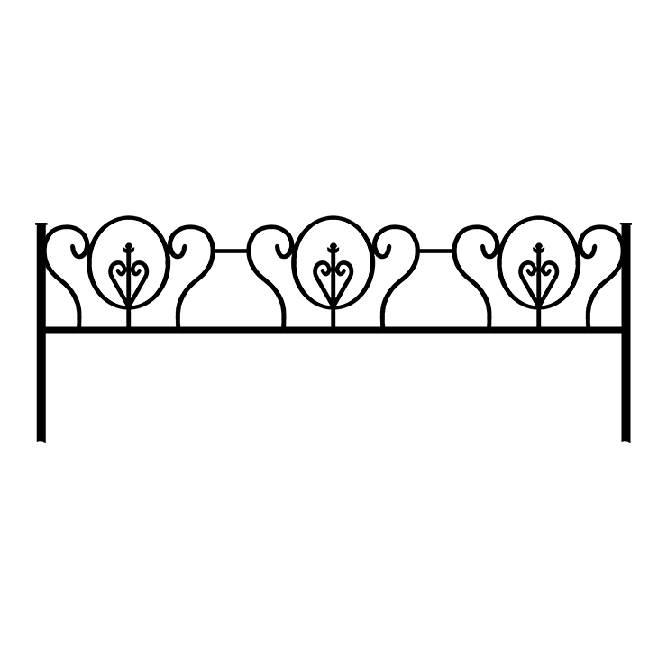 Металлические оградки, столы, скамейки в Бугуруслане | Оградка №3