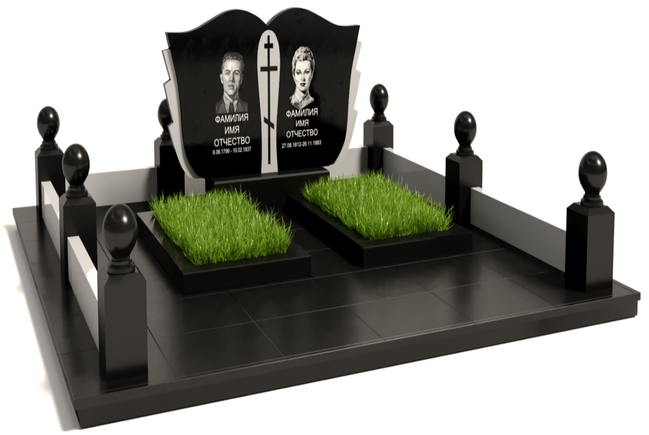 Двойные мемориальные комплексы в Бугуруслане | Мемориальный комплекс №10