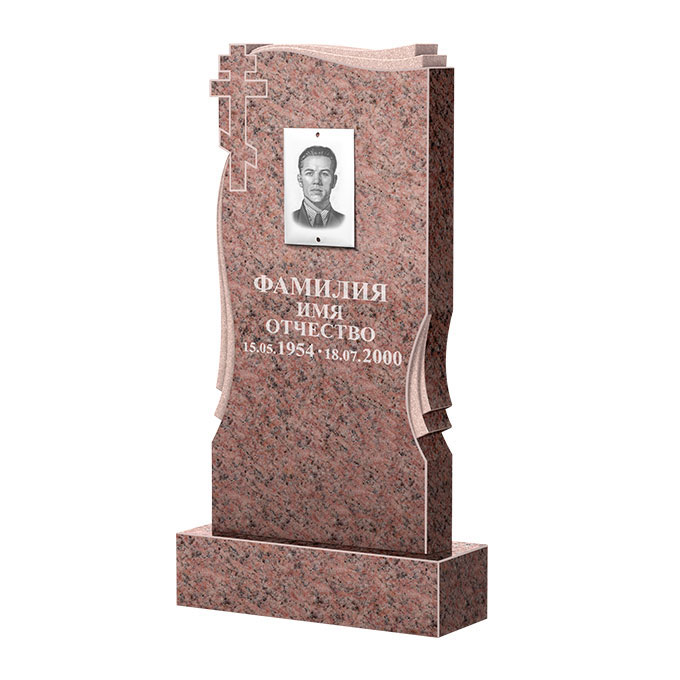 Гранитные памятники в Бугуруслане | Памятник из гранита Розалия Pink ФГЦ-185