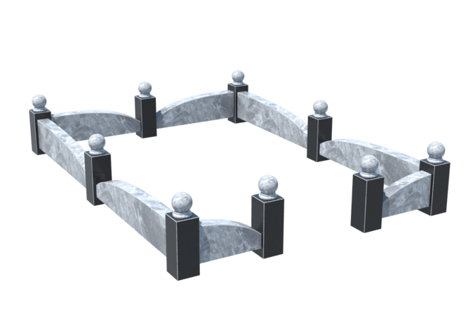 Цоколи на могилу в Бугуруслане | Цоколь на могилу №0040