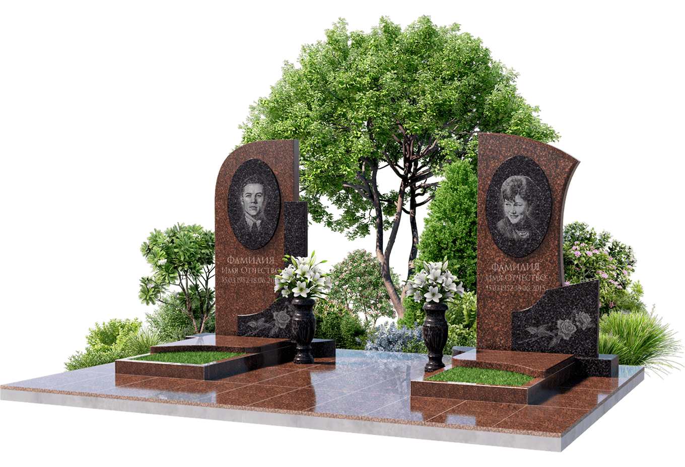 Уход и озеленение мест захоронений в Бугуруслане