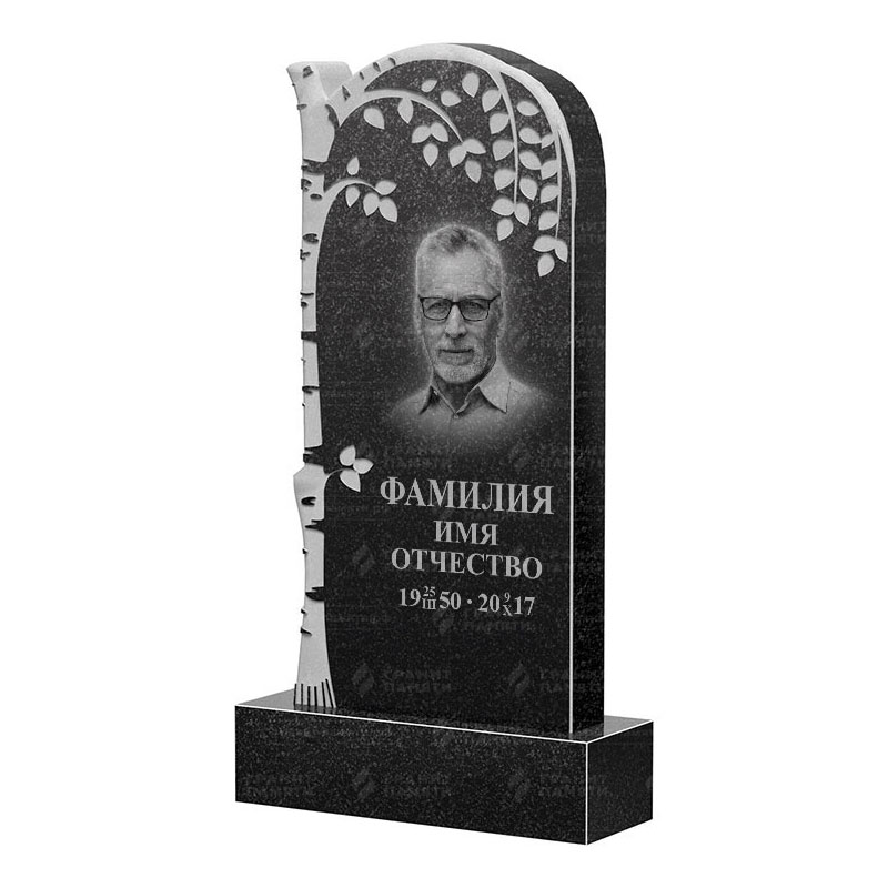 Памятники из гранита с деревом в Бугуруслане | Гранитный памятник ФГ-091