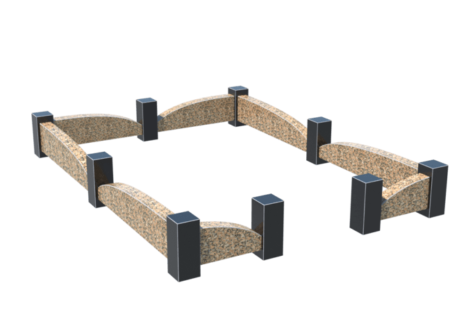 Цоколи на могилу в Бугуруслане | Цоколь на могилу №0046