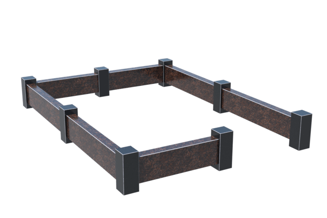 Цоколи на могилу в Бугуруслане | Цоколь на могилу №0033