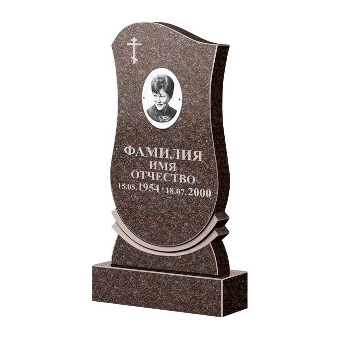 Гранитные памятники в Бугуруслане | Памятник из гранита Карел Brown ФГЦ-056