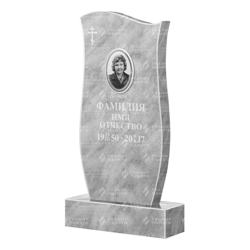 Бюджетные памятники в Бугуруслане | Мраморный памятник ФМ-033