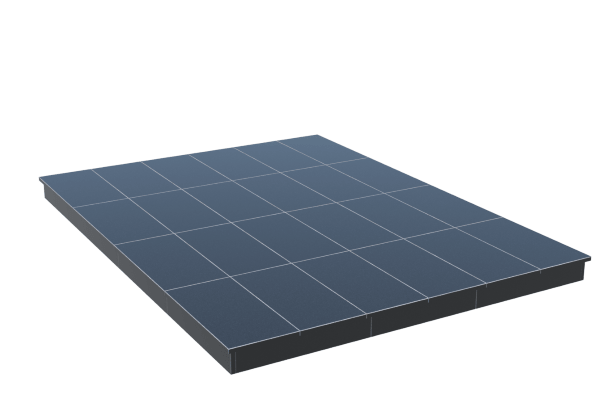 Площадки на могилу в Бугуруслане | Площадка с вертикальной (10 см) облицовкой гранитом Габбро