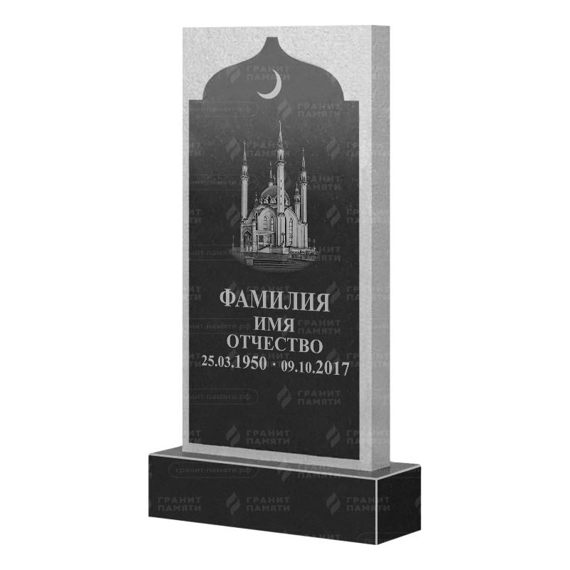 Мусульманские памятники на могилу в Бугуруслане | Гранитный памятник ФГ-167