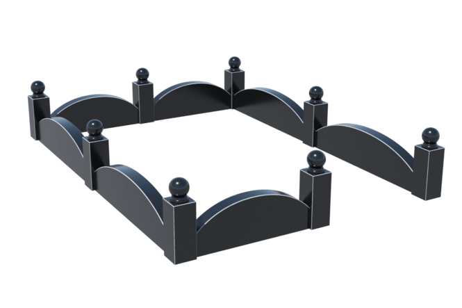 Цоколи на могилу в Бугуруслане | Цоколь на могилу №0002