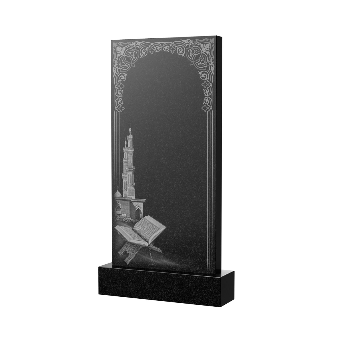 Художественное оформление памятника в Бугуруслане | Художественное оформление на гранитную стелу, рисунок ВХО-039