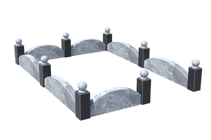 Цоколи на могилу в Бугуруслане | Цоколь на могилу №0003