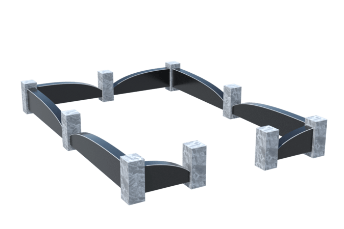 Цоколи на могилу в Бугуруслане | Цоколь на могилу №0041