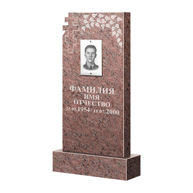 Гранитные памятники в Бугуруслане | Памятник из гранита Розалия Pink ФГЦ-202