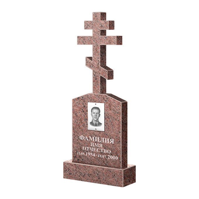 Гранитные памятники в Бугуруслане | Памятник из гранита Розалия Pink ФГЦ-099